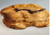 Handmade Wooden Salver / Maple Burl Wood